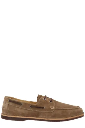 Brunello Cucinelli Lace-Up Round Toe Loafers Loafers Doc Marten