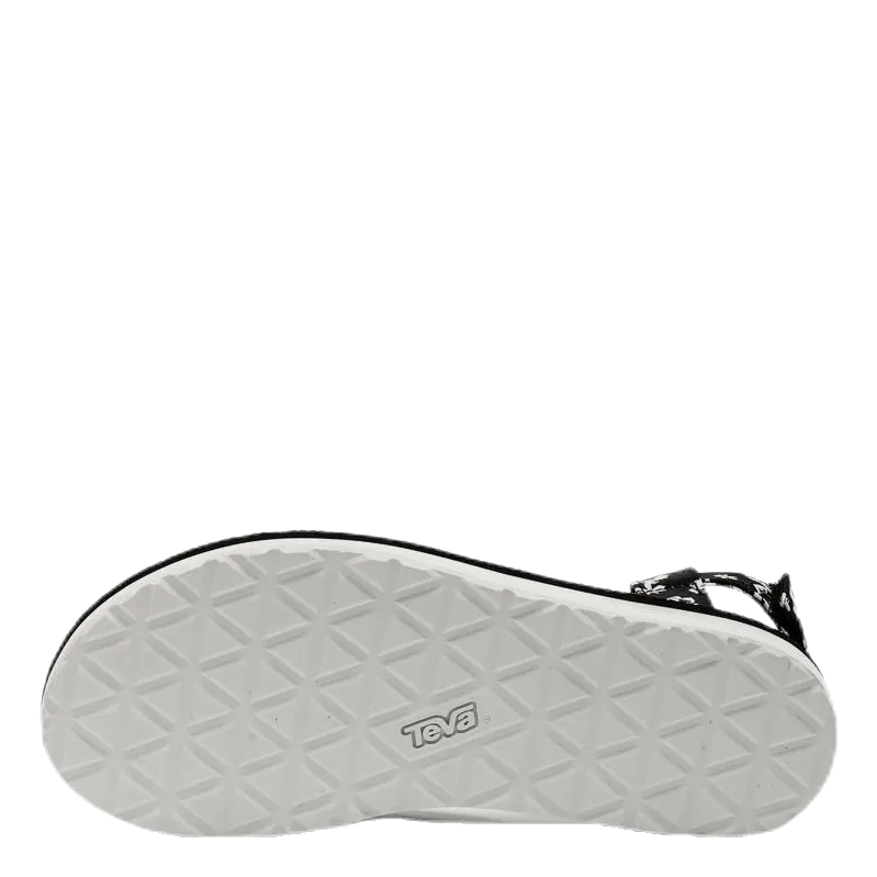 Bloomingdales Slippers Original Sandal Floral Satin Patterned/Black