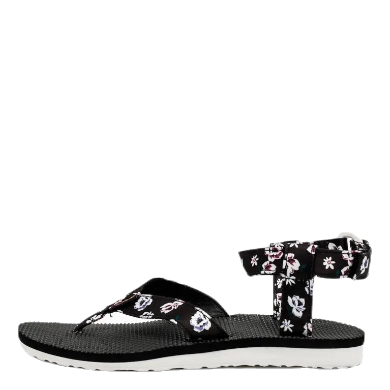 Original Sandal Floral Satin Patterned/Black Bifl Slippers