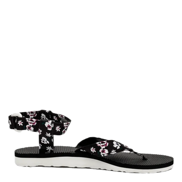 Original Sandal Floral Satin Patterned/Black Vionic Slippers Relax
