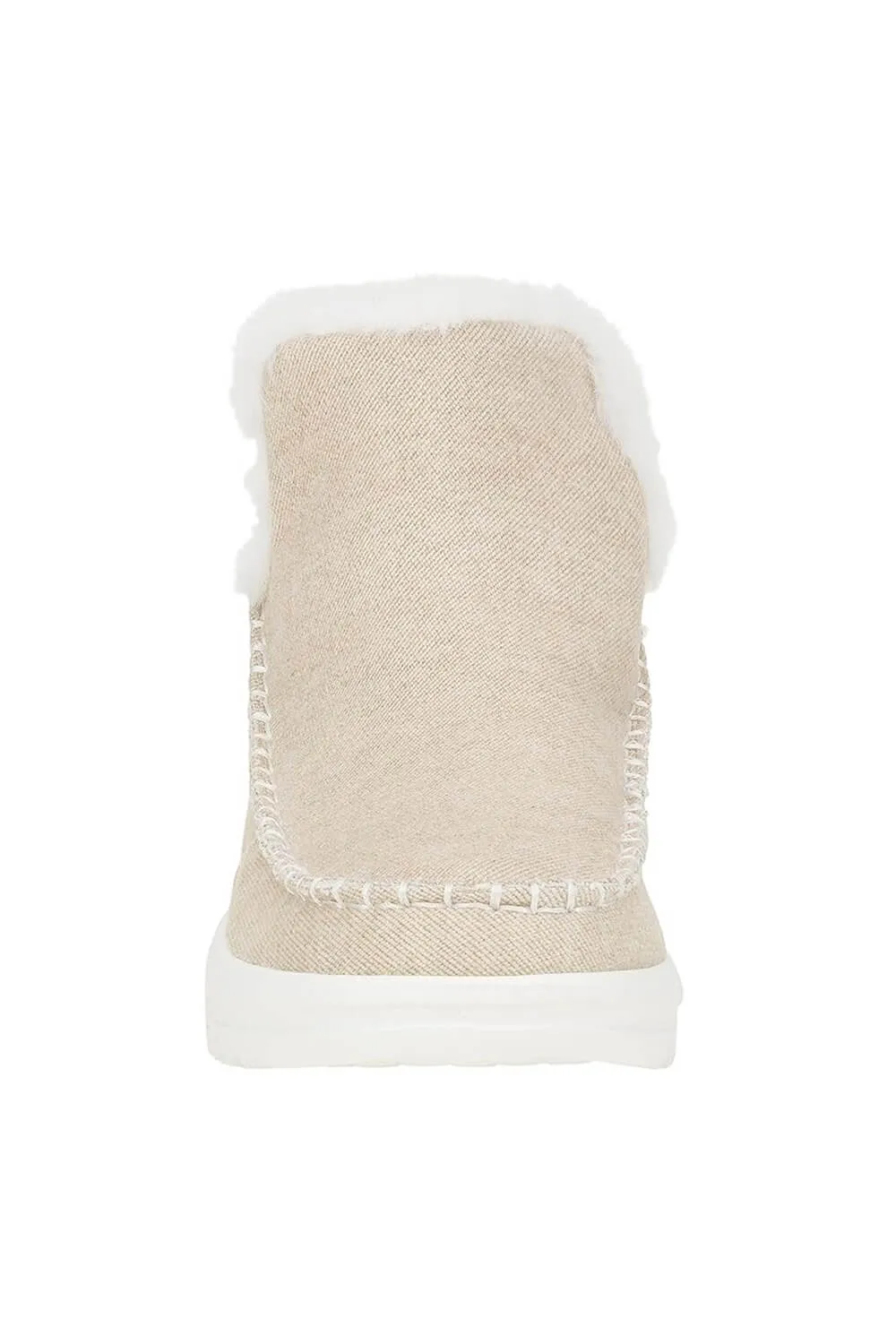 Asics Blast Running Shoes HEYDUDE Womens Camden Brushed Cozy Booties in Sand | 42030-202