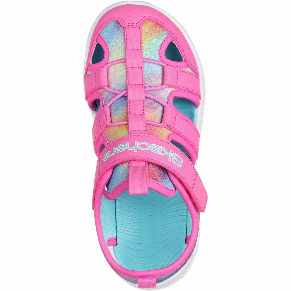 Skechers Flex Splash Daylight Shimmer Sandal Soft Edge