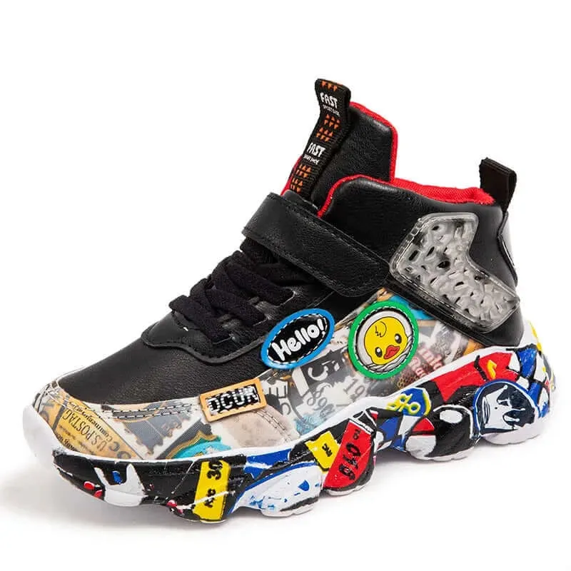 Cartoon Graffiti Kids Sneakers (2 - 8y) Tennis Shoes Babolat