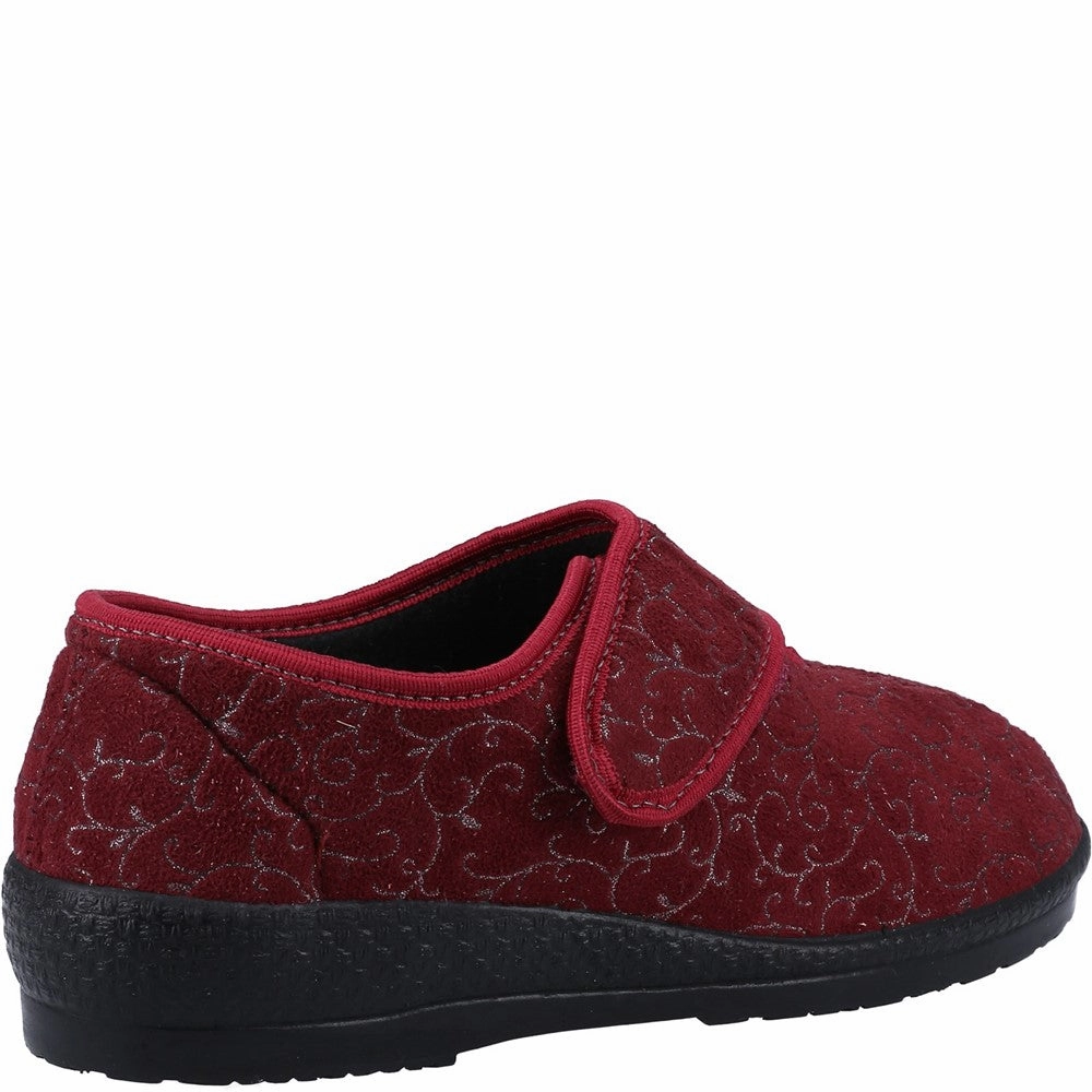 GBS Med Geraldine Ladies Classic Slippers Smart Fit Elastic Bands
