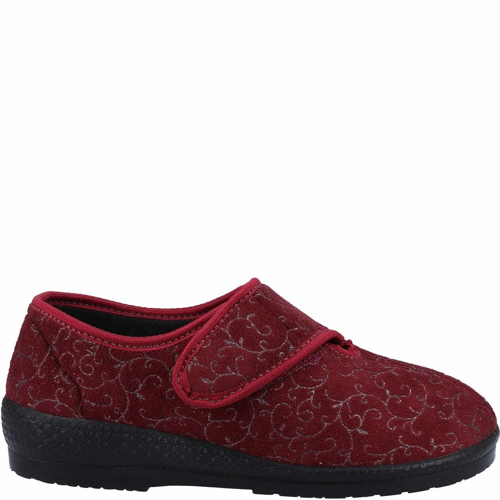 Stretchable Material High density foam GBS Med Geraldine Ladies Classic Slippers