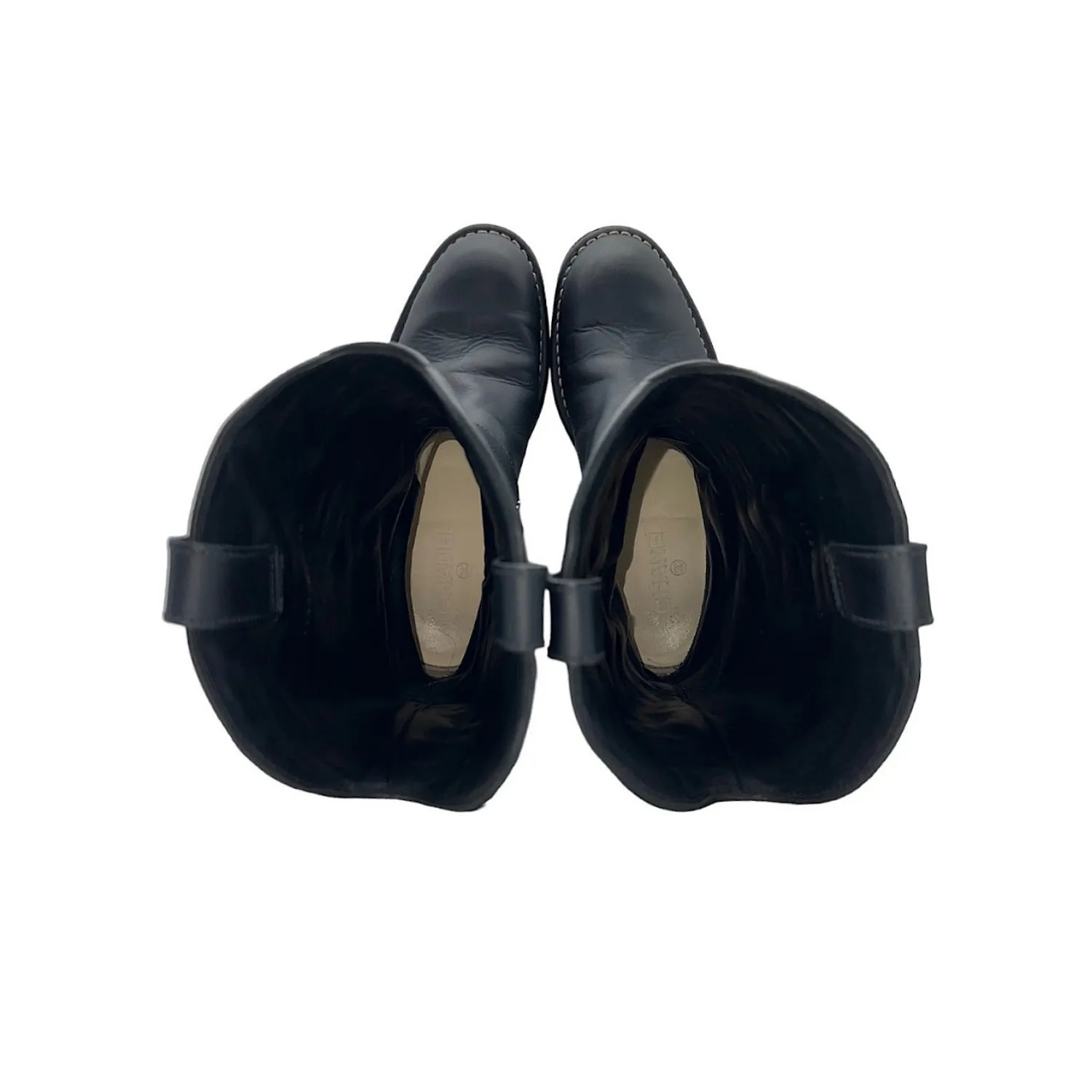 Adidas Star Wars At At Shoes Chanel  Quilted Calfskin Star Biker Boots Sz 40