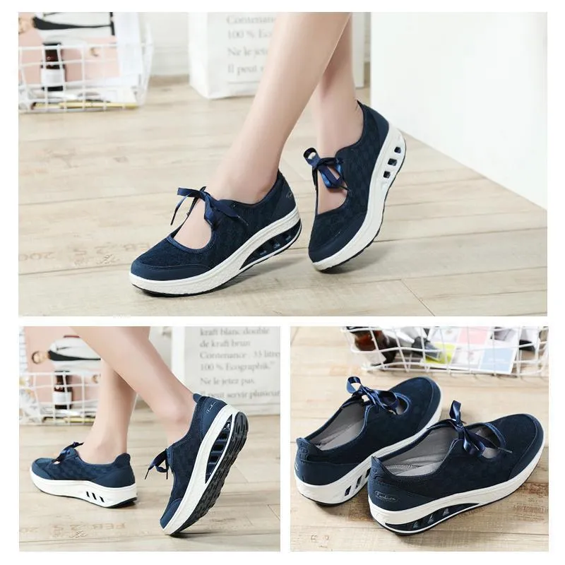 Women Spring Shoes Slip On Platform Best Brands For Dress Shoes