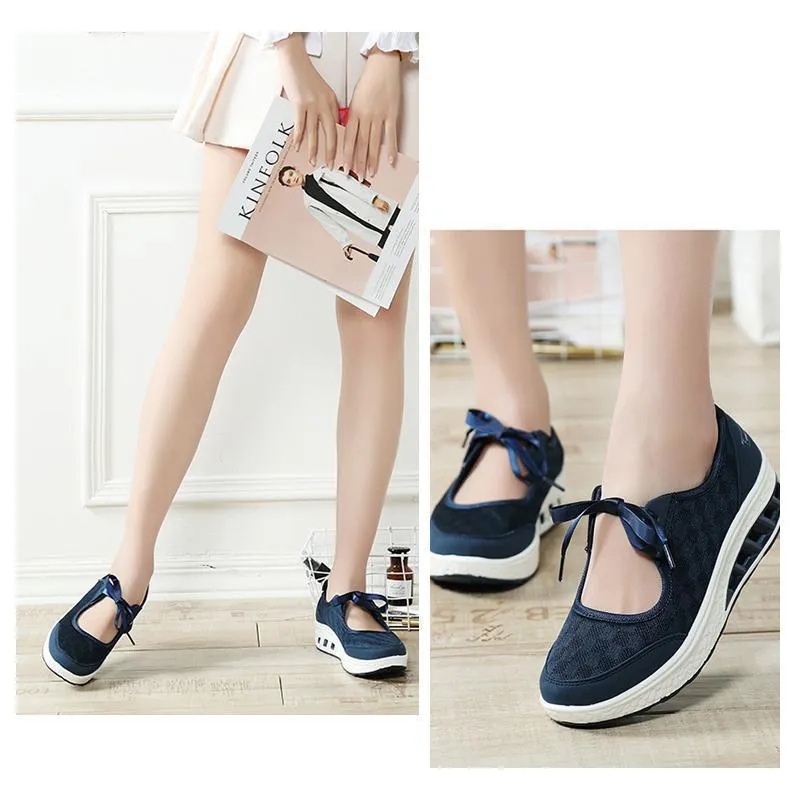 Square Toe Dress Shoe Women Spring Shoes Slip On Platform
