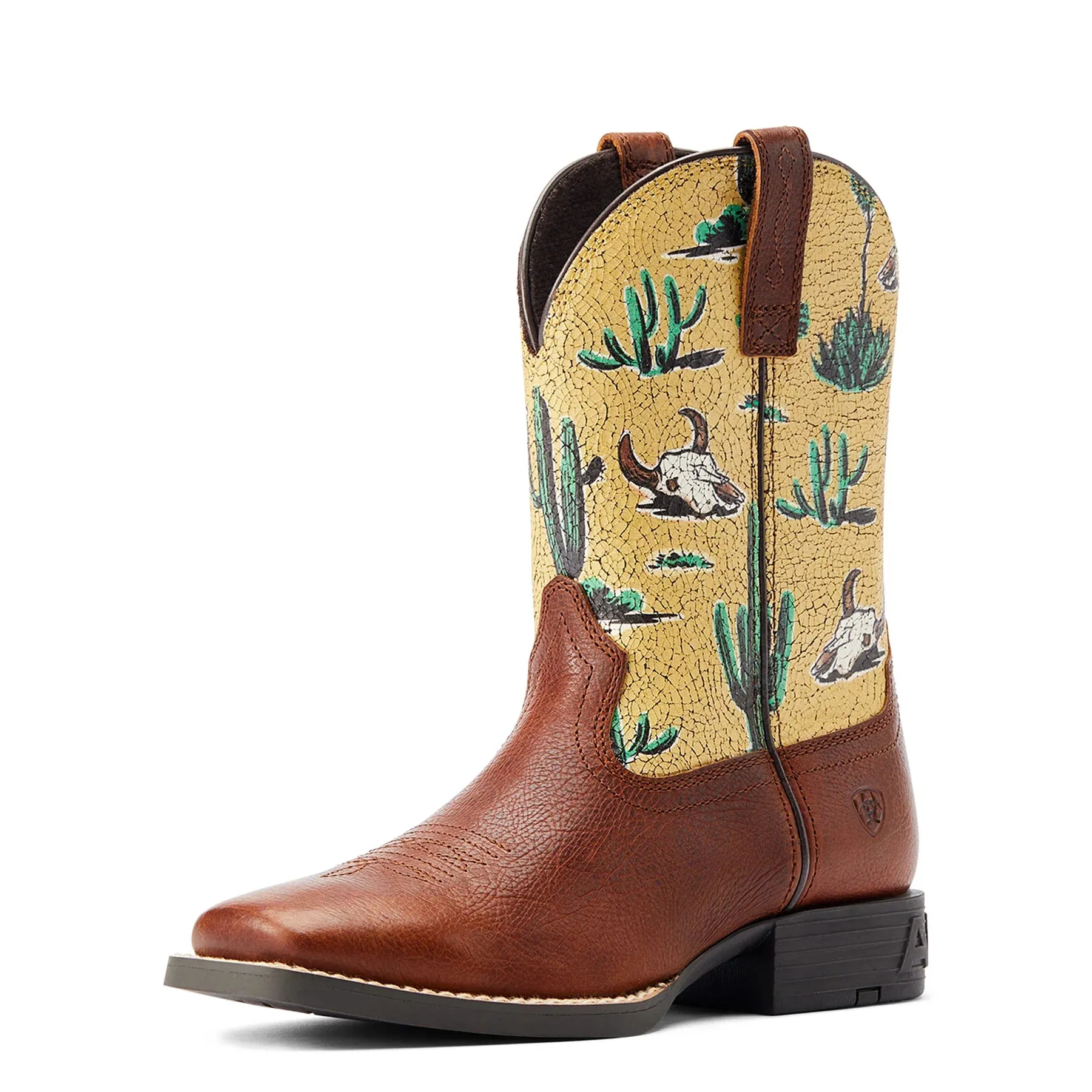 Childrens/Youths Ariat Round Up Western Boot #10044424 Boots In The Sand 2025