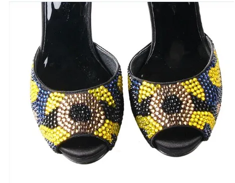 Slippers Leopard Print CHS557 Custom Made Mixed Colors Royal Blue High Heel Women Slippers Bridal Wedding Shoes Big Size Women Shoes Prom Shoes DHL