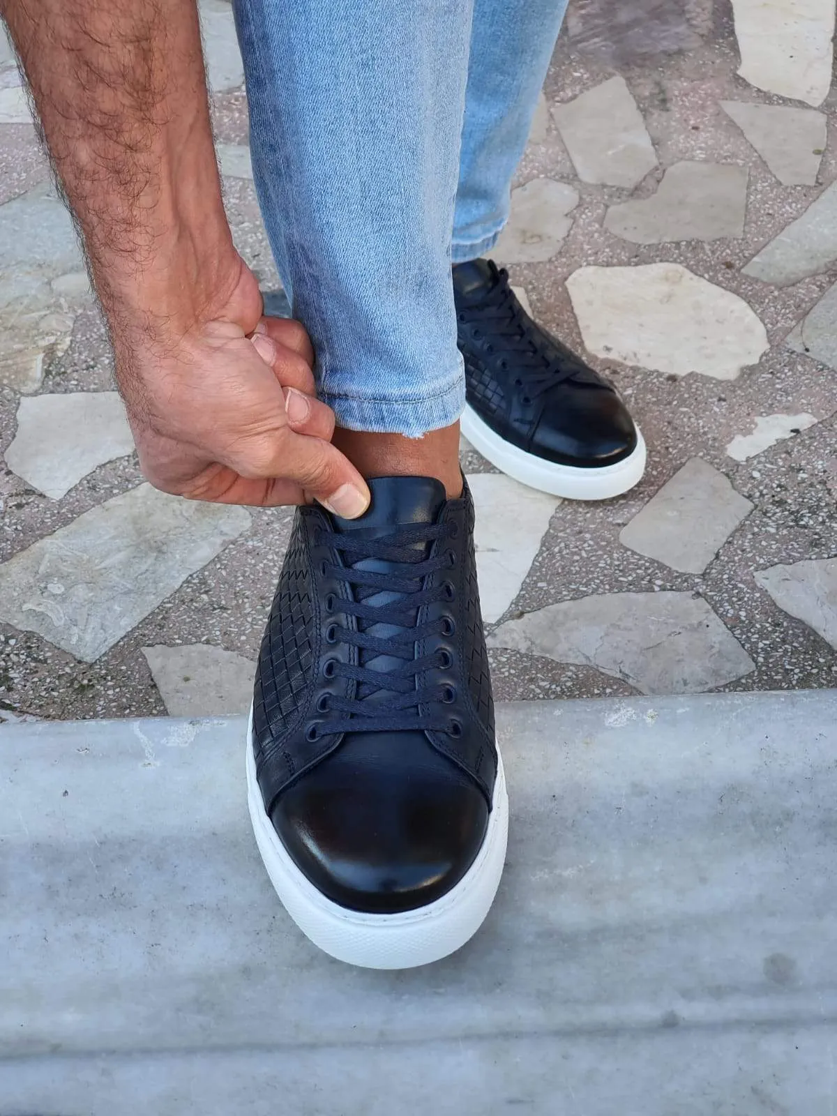 Clarra Navy Blue Sardinelli Sneakers Asics Gel-kayano 28 Running Shoe