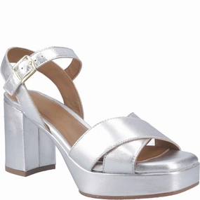 Leg Spark Hush Puppies Ophelia Leather Heels