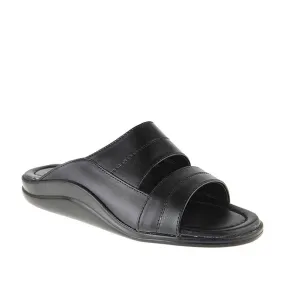 Comfy Slides Coolers Casual (Black) Slippers For Men 7193-60 By Liberty