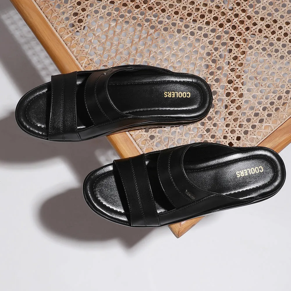 Coolers Casual (Black) Slippers For Men 7193-60 By Liberty Mario Mushroom Slippers