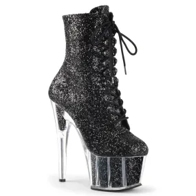 ADORE-1020G Pleaser Black Glitter Sexy Platform Shoes (Pole Dancing Heels) Buy Asics Wrestling Shoes Online