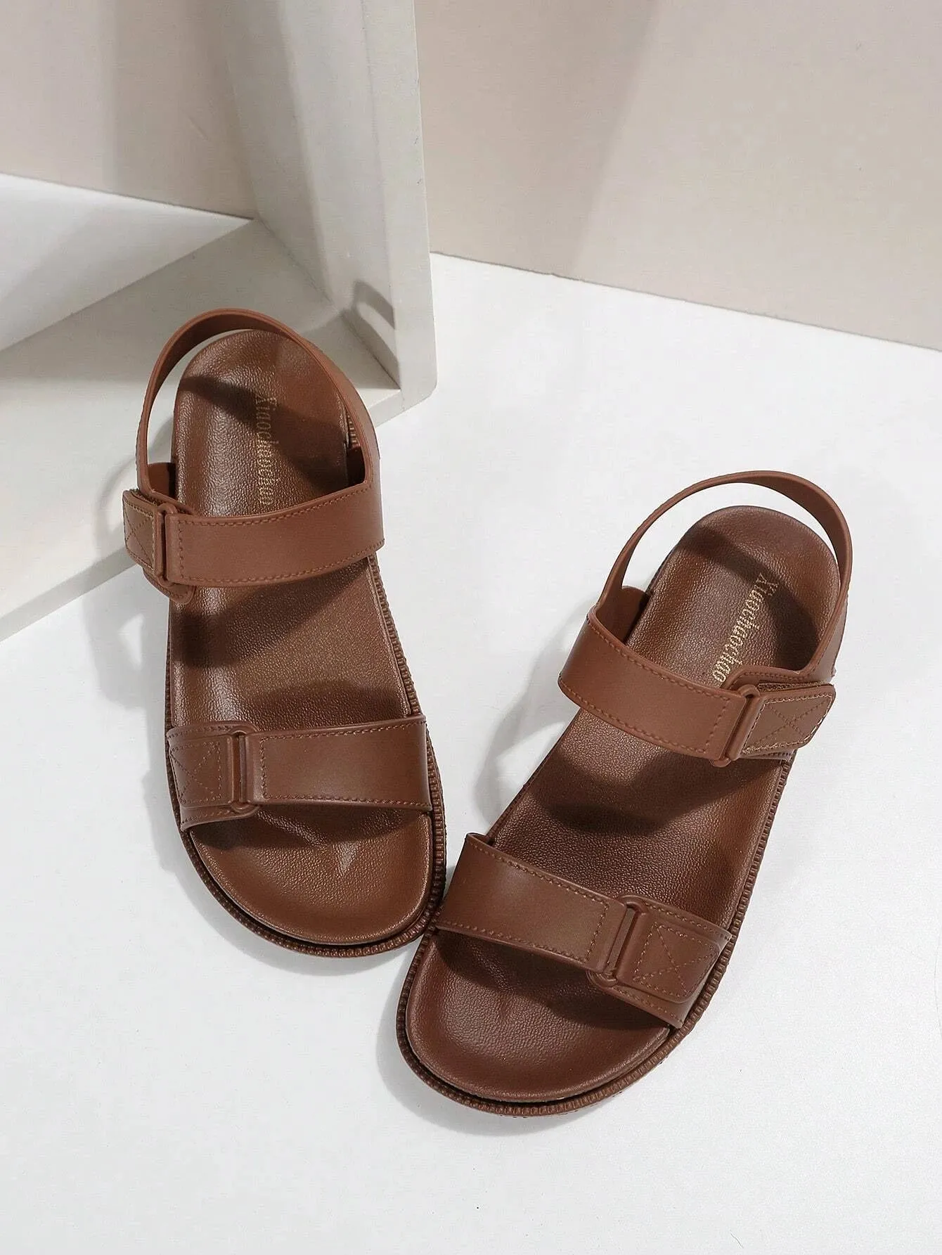 SHEIN Women's Plus Size Luxurious, Soft & Hiking, Travel, Beach Sports Platform Sandals For Flat Feet And Overpronation