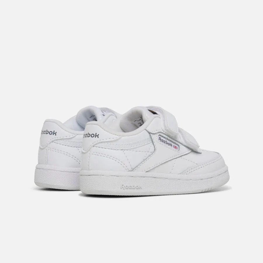 Club C 2v 2.0 White/White/Pure Grey 5 And Pink Tennis Shoes