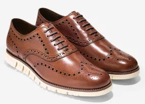 Cole Haan ZERGRAND Wingtip Oxford Men Boat Shoes Dress
