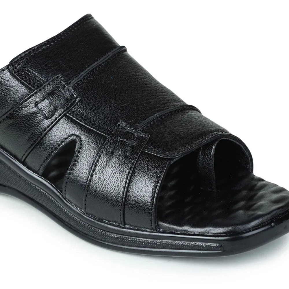 Coolers Casual (Black) Slipper For Men 2050-610 By Liberty Slippers Indoor Outdoor