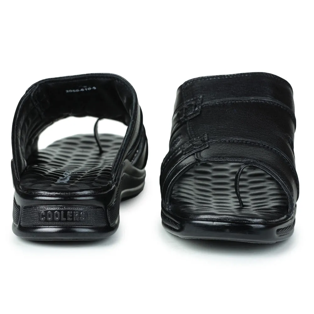 Ortho Slippers Coolers Casual (Black) Slipper For Men 2050-610 By Liberty