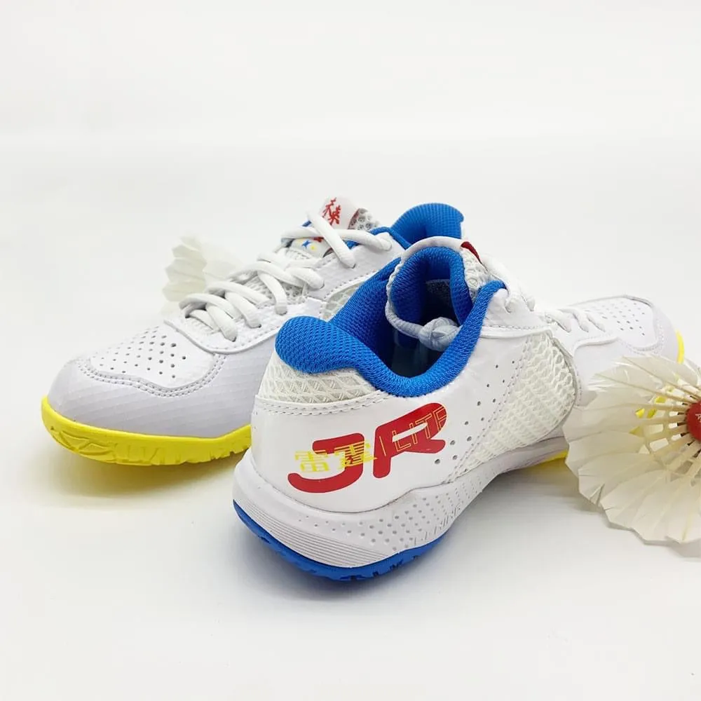 Li Ning Lei Ting Badminton Kid's Shoe [White/Blue] AYTT014-3 Sonic The Hedgehog Tennis Shoes