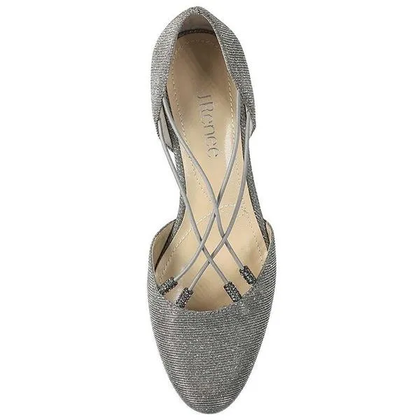 Zengara Dress Shoes J. Renee Charolette Pewter Heel (Women's)