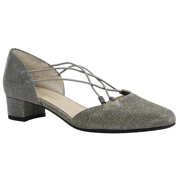 J. Renee Charolette Pewter Heel (Women's) Sheath Dress Shoes