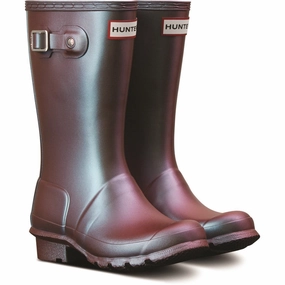 Hunter Original Pearlised Wellington Boots Anti Fatigue