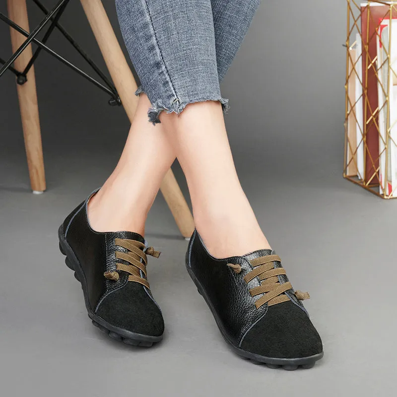 Enzo Angiolini Loafers Genuine Leather Shoes Woman Autumn Ladies Shoes Ballet Flats Sneakers Women Oxford Shoes Moccains