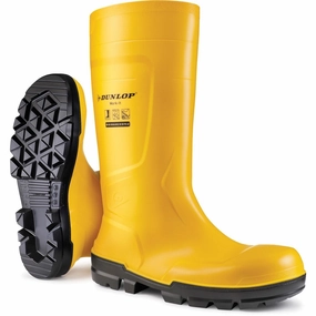 Dunlop Work-It Full Safety Wellington Wide fit Comfy Design