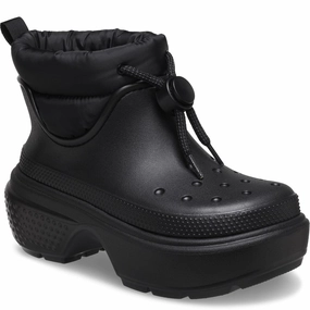 Crocs Unisex Stomp Puff Boot All Weather Boot Easy Walk