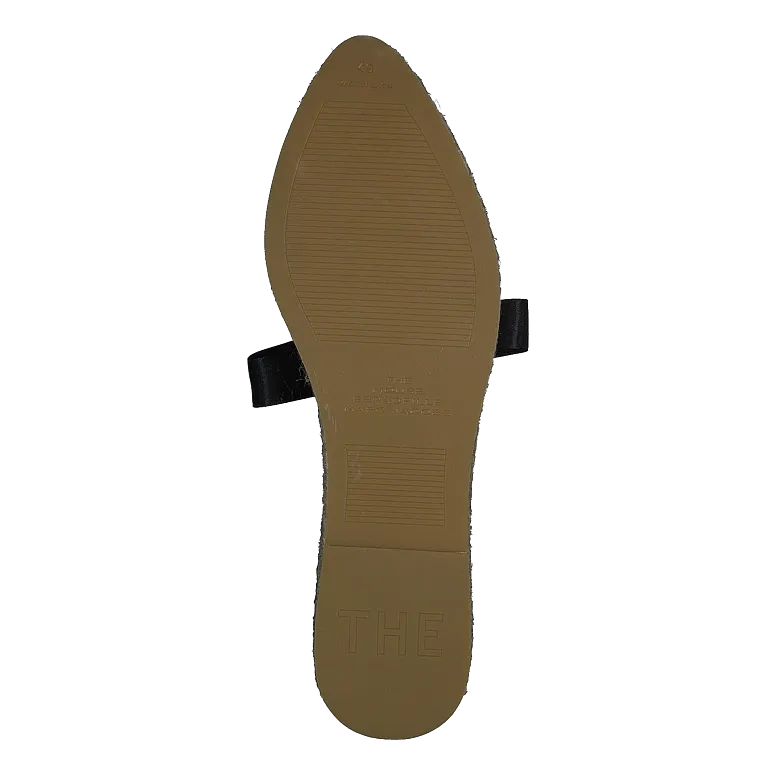 The Mouse Espadrille Black Loafers High Heels