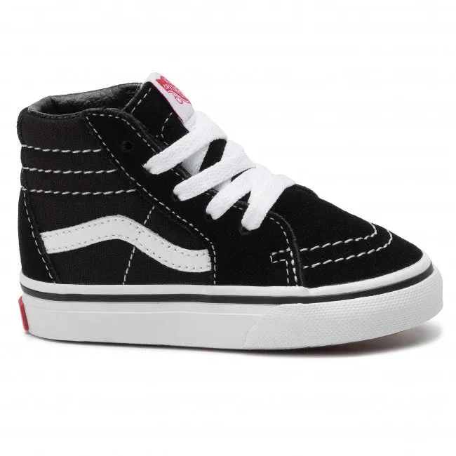 Best Everyday Tennis Shoes Vans SK8-Hi Black/True White - Kids