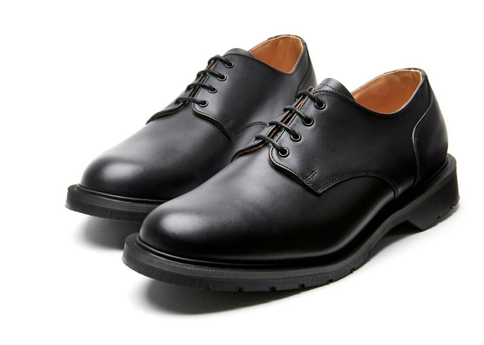 Adidas New 3d Printed Shoes Solovair Black 4 Eyelet Gibson Shoe Made In England