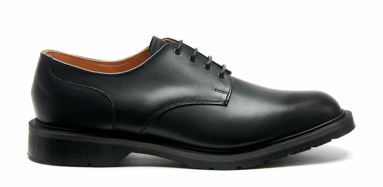 Solovair Black 4 Eyelet Gibson Shoe Made In England Adidas Sambarose Shoes