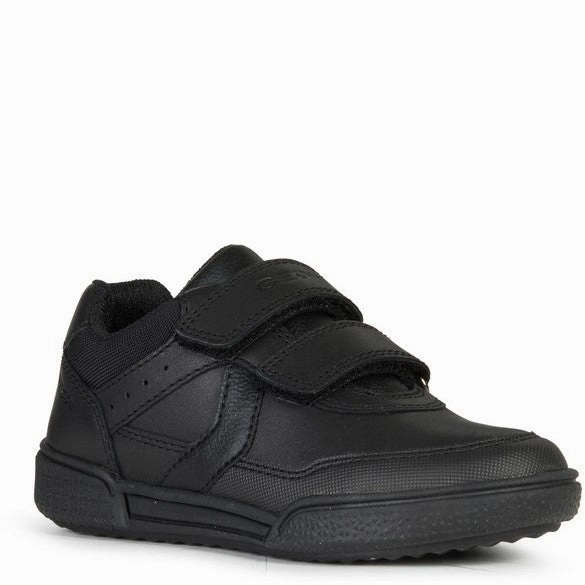 Flexible Lace   Up Design Geox Poseido Junior School Shoes