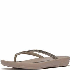 Fitflop iQushion Ombre Sparkle Flip Flops Ring Time