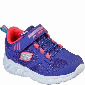 Skechers S Lights Magna-Lights Expert Level Touch Fastening Trainer Fast Paced