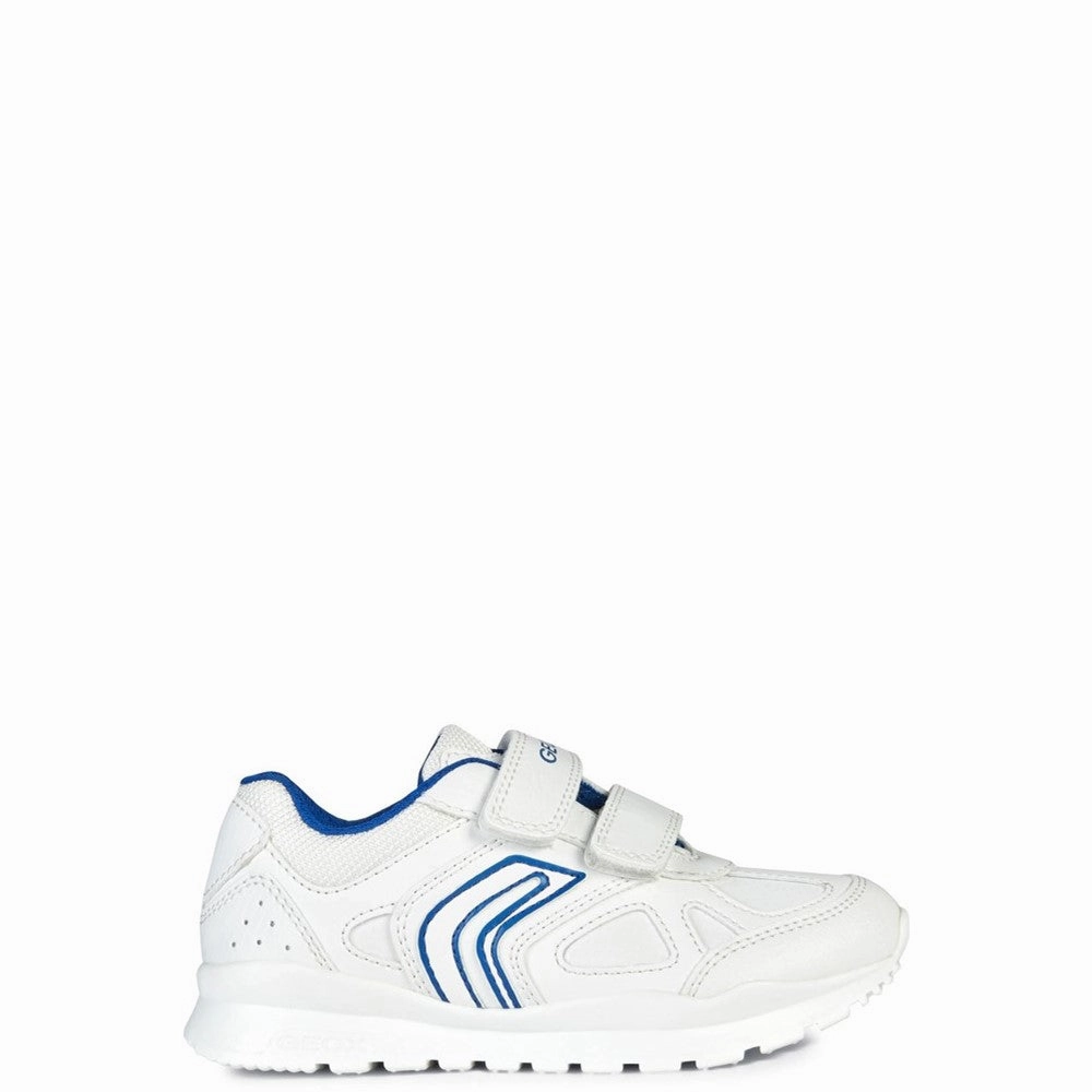 Geox Pavel Infant School Shoes Breathable Lining Canvas Material