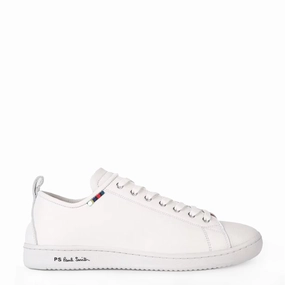 Paul Smith Leather Miyata Trainers White Performance Boost