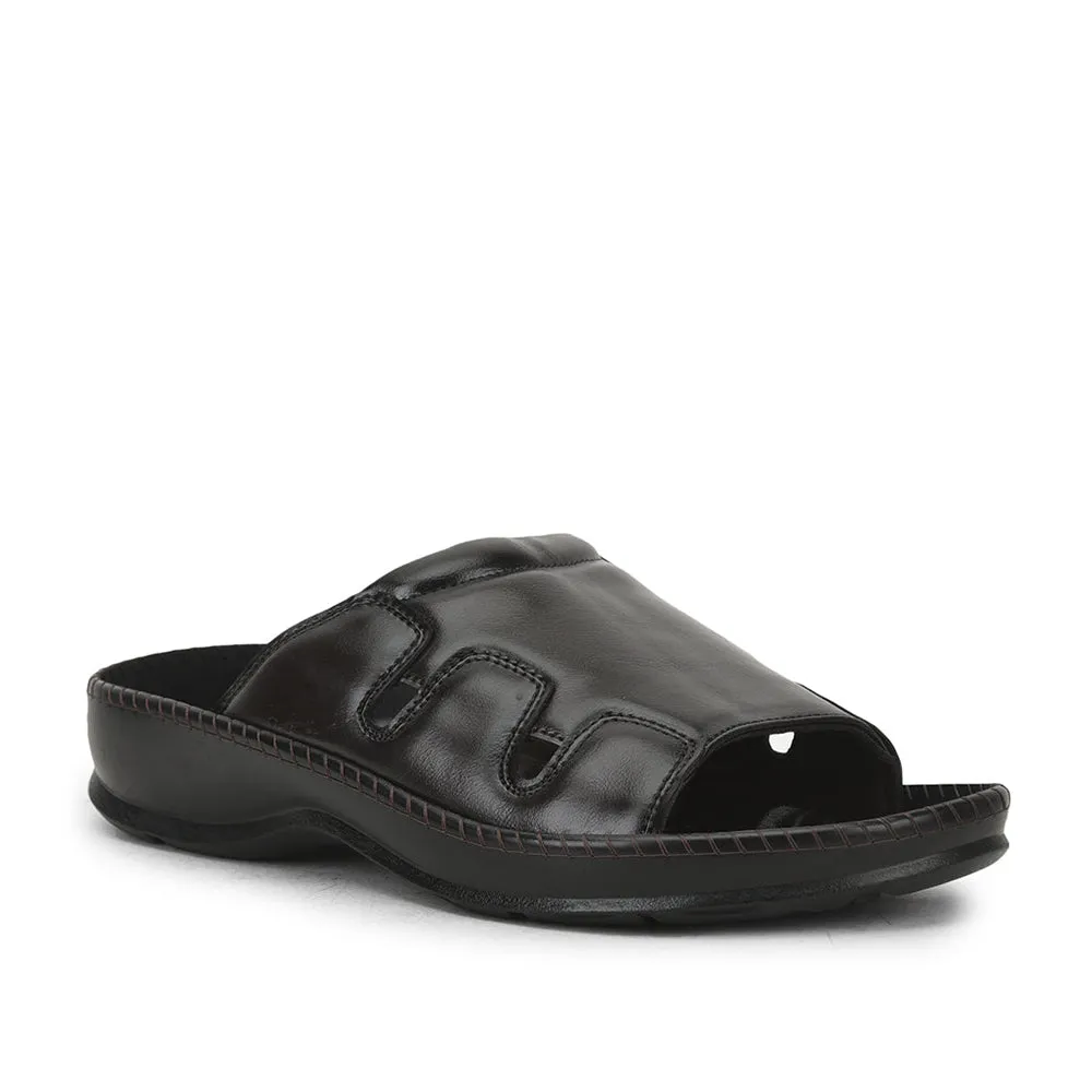 Bear Paw Slippers Coolers Brown Casual Slippers For Men META-2 By Liberty