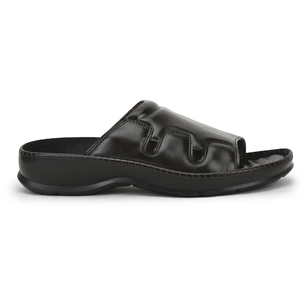 Coolers Brown Casual Slippers For Men META-2 By Liberty Slides Manteca