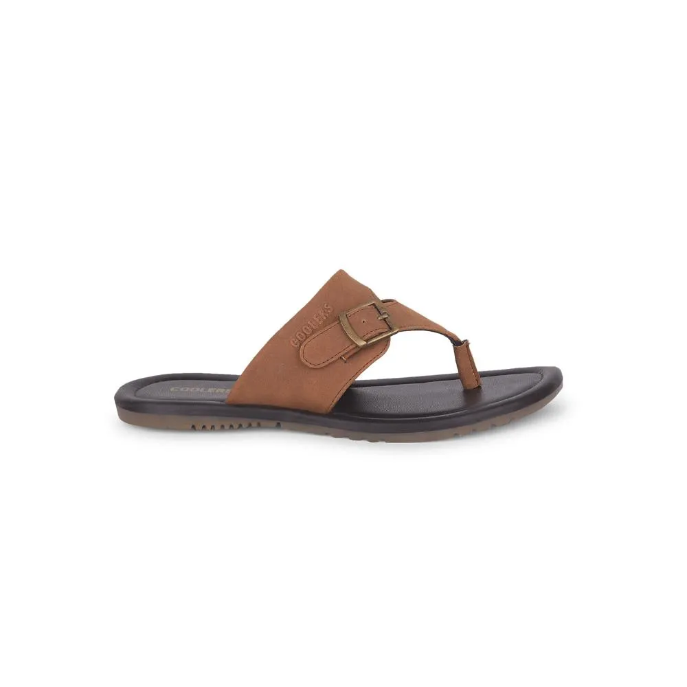 Sole Mates Slippers Coolers By Liberty Mens CAROL-60 Tan Casual Slipper