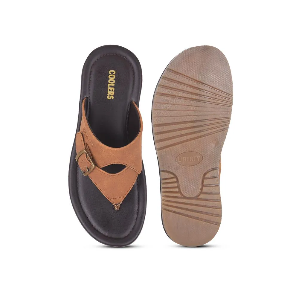 Dark Slides Coolers By Liberty Mens CAROL-60 Tan Casual Slipper