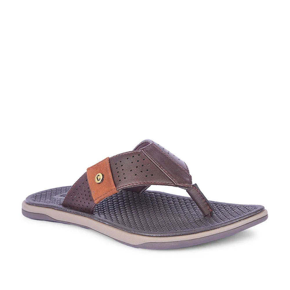 Coolers By Liberty Mens CSS-2 Brown Casual Slipper Berk Slides