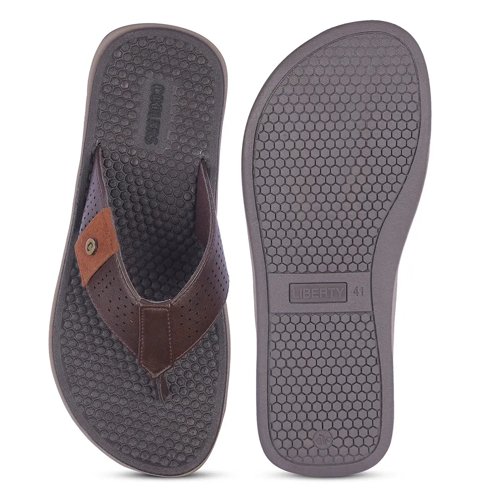 Coolers By Liberty Mens CSS-2 Brown Casual Slipper Christmas Ladies Slippers