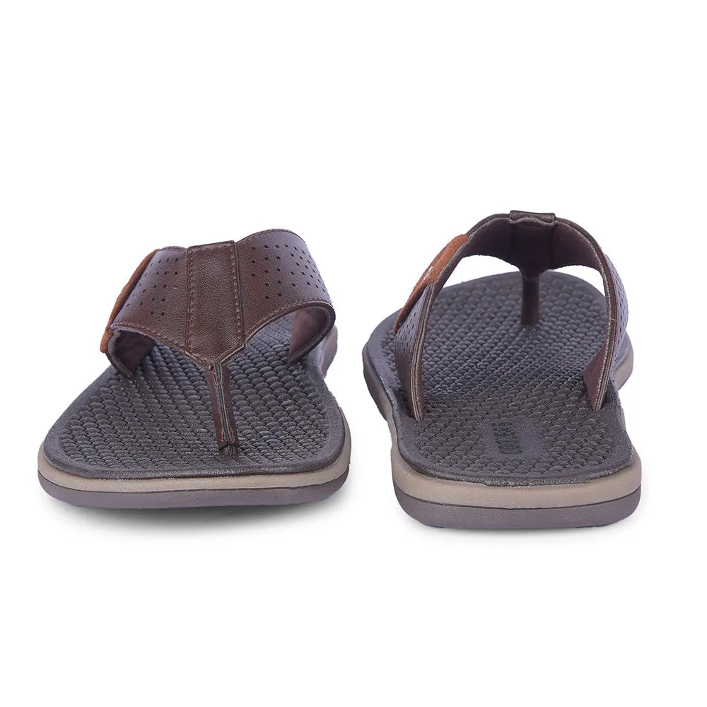 Slide Coolers By Liberty Mens CSS-2 Brown Casual Slipper