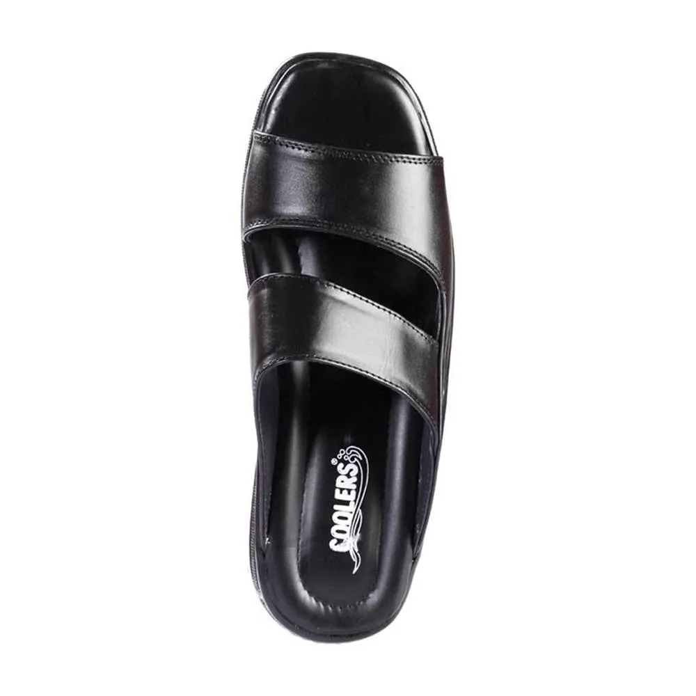 Nuke Slippers Coolers Casual Black Slippers For Men 2050-02 By Liberty