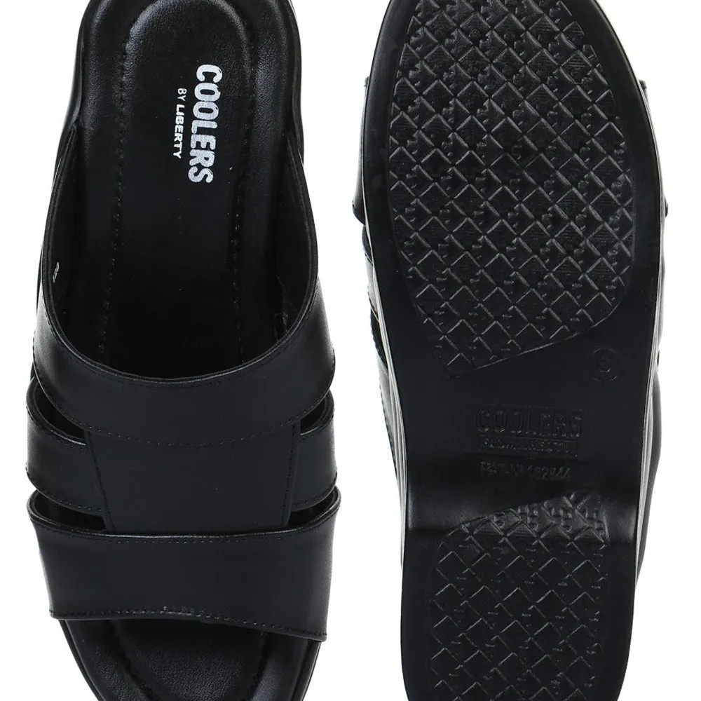 Cookie Monster Slippers Coolers Casual (Black) Slippers For Men 7123-120 By Liberty