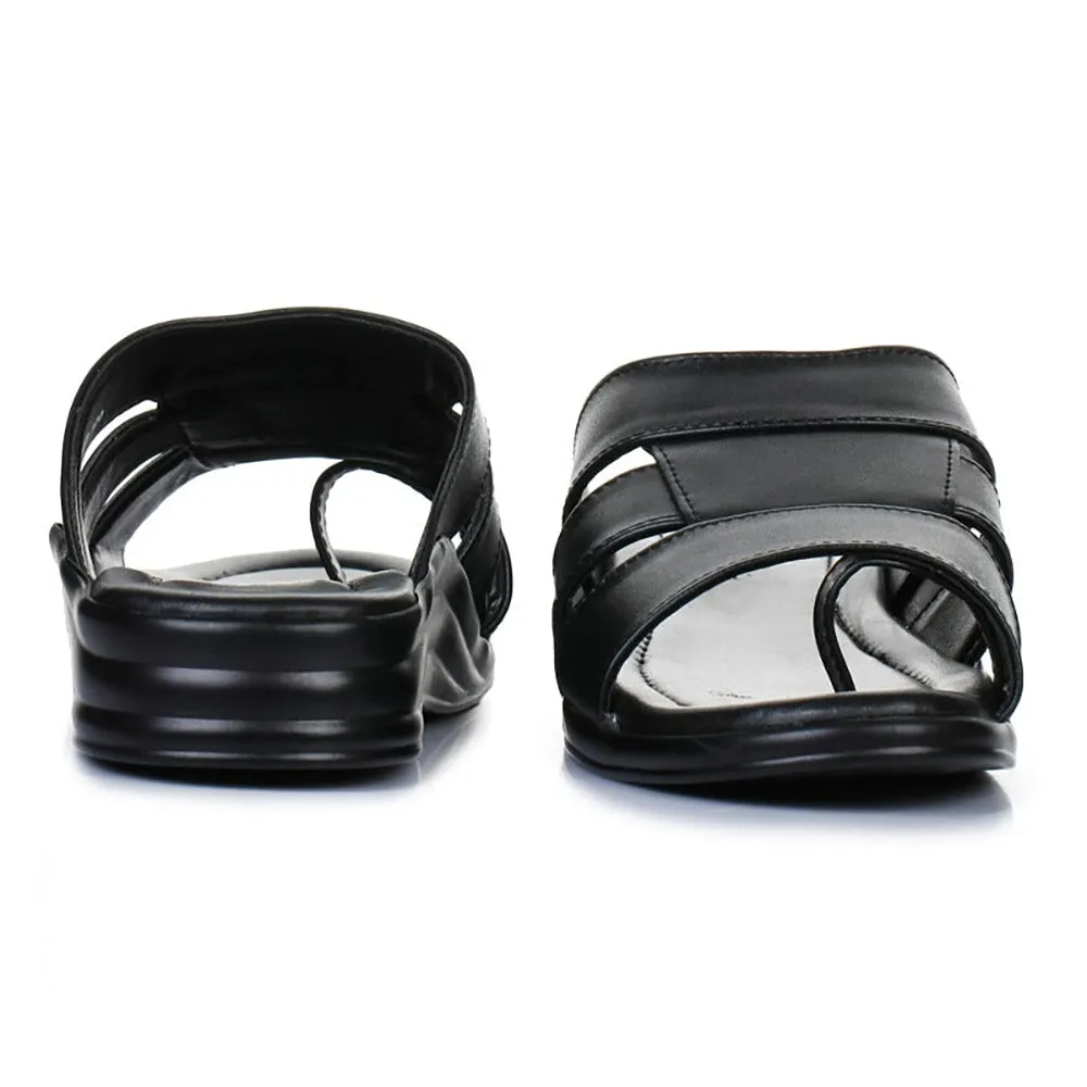 Coolers Casual (Black) Slippers For Men 7123-120 By Liberty Slippers Characters